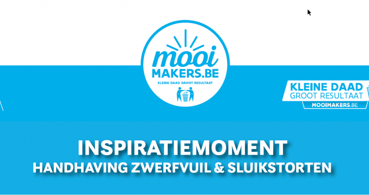 Inspiratiemoment Handhaving zwerfvuil en sluikstorten