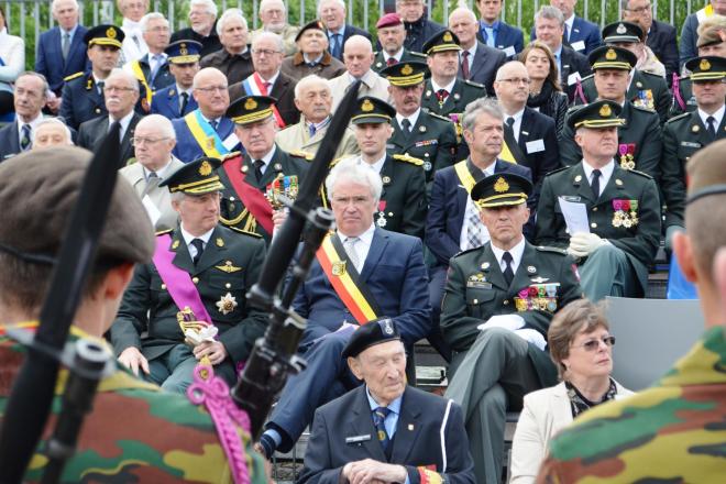 Bron foto: Filip Van Loo Herdenking Slag aan de Leie