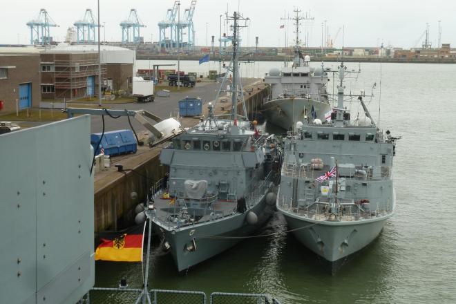 Bezoek schepen Zeebrugge