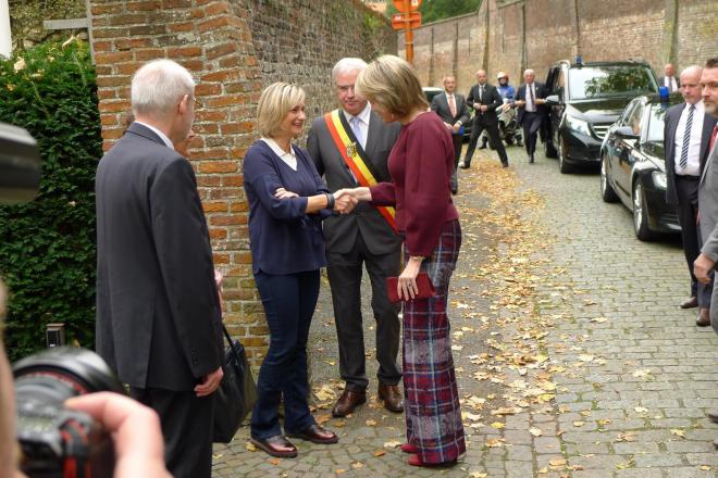 Bezoek Koningin Mathilde aan Spermalie