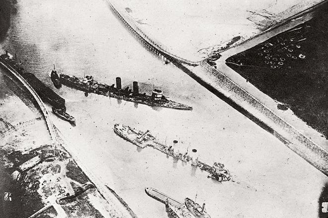 Blockships at Zeebrugge